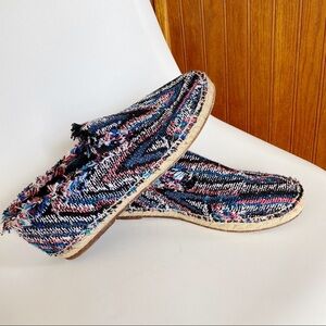IRO Spadry Espadrille Tweed Knit Fringe Shoes 39